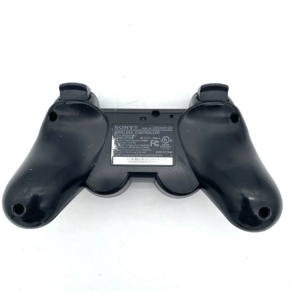 Sony PS3 DualShock 3 Wireless Controller CECHZC2U Black SIXAXIS Tested